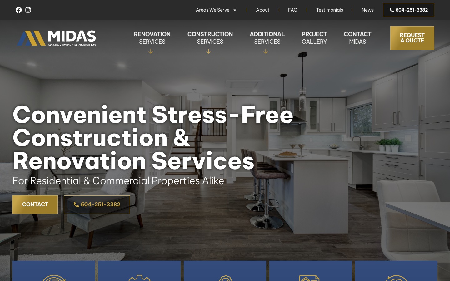 The current homepage